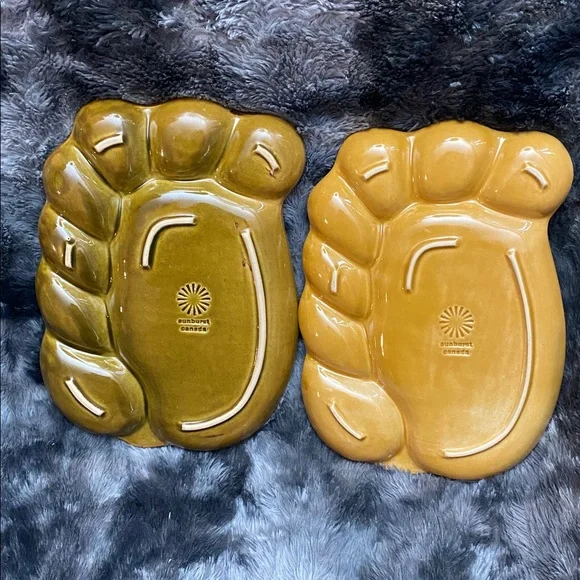 Vintage Set of 4 fondue plates - Picture 10 of 16